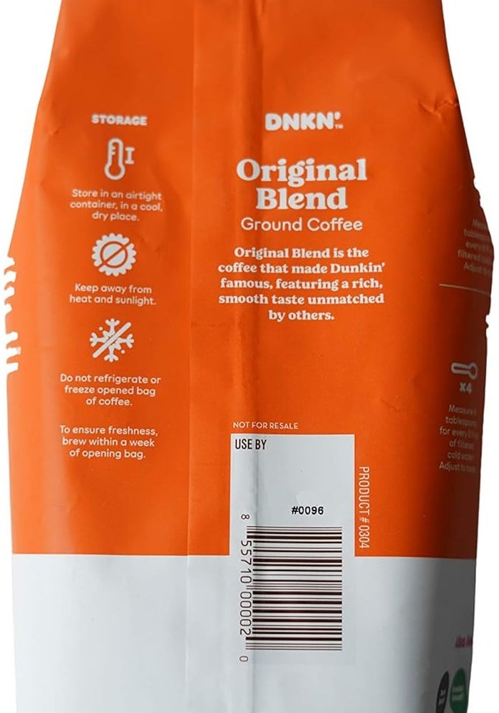 Dunkin Donuts قهوة مطحونة من دونكن دونتس - مزيج أصلي - عبوة 2 - Image 2